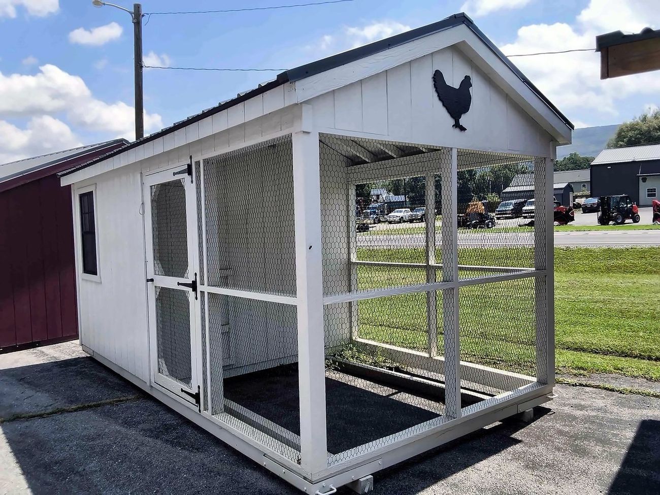 Chicken coop with run