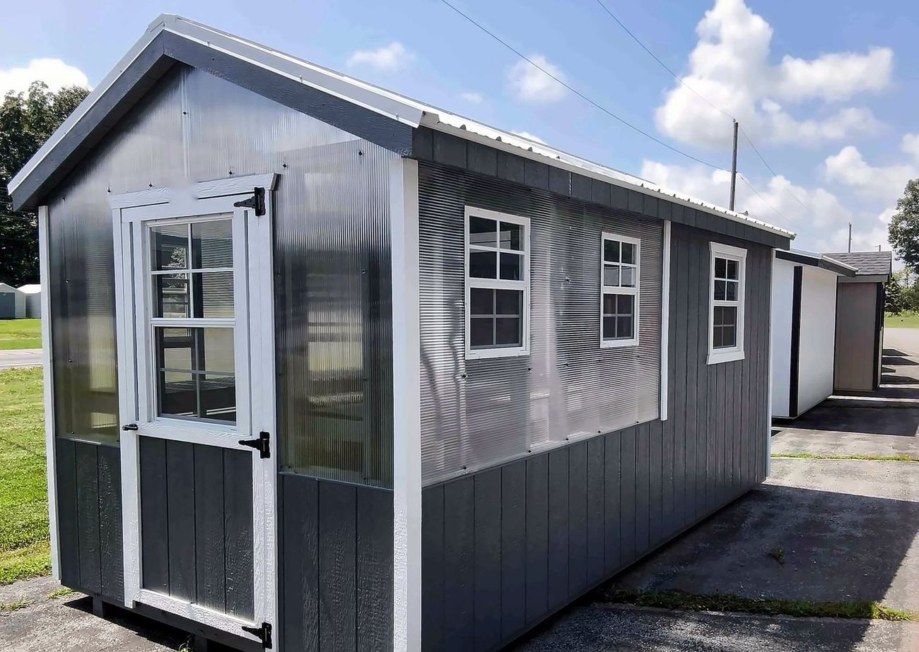 Studio with clear panels